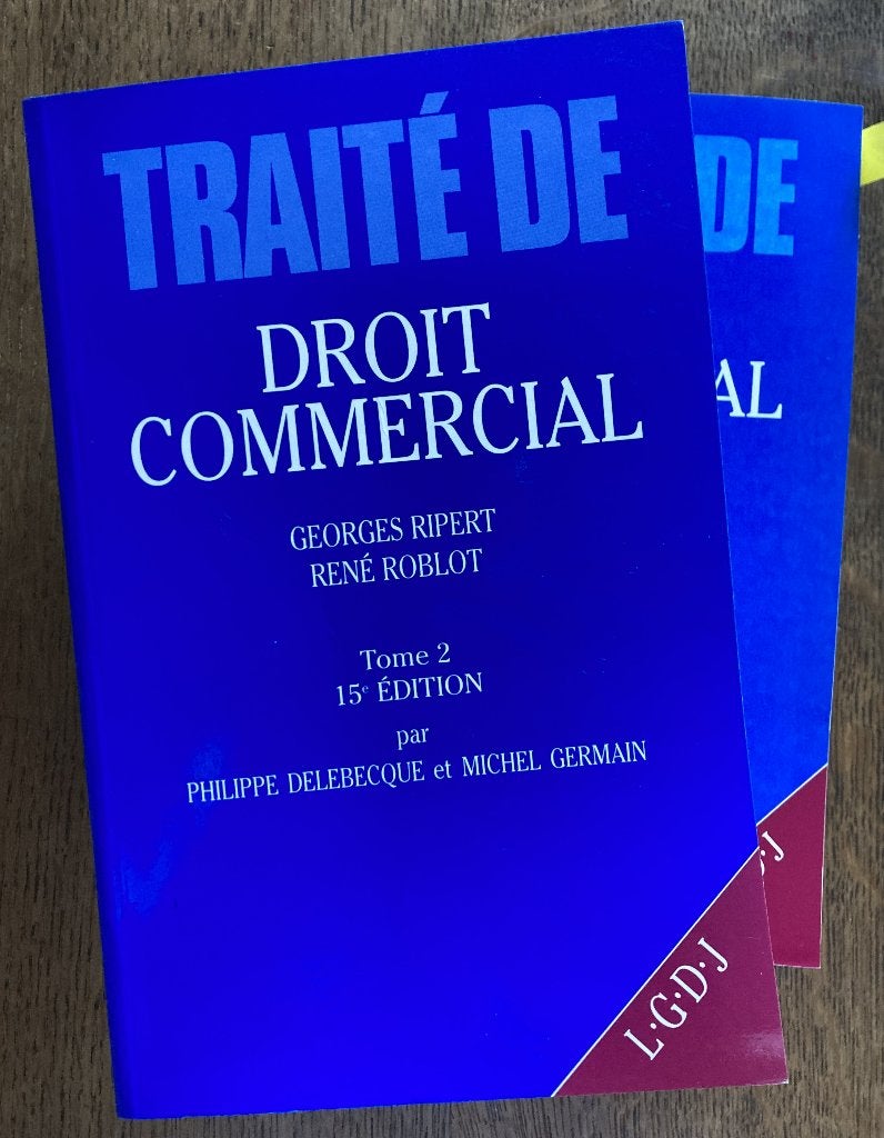 Traité de droit commercial de Ripert et Roblot, 1996, Livres, Juridique et Droit, Ripert et Roblot, Enlèvement, Utilisé