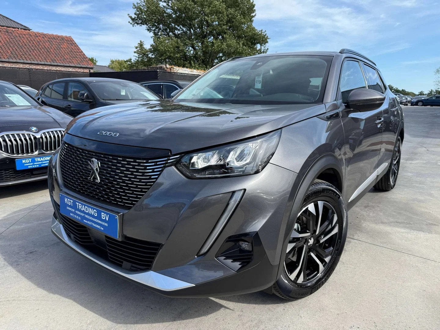 Peugeot 2008 1.2i 130PK AUTOMAAT ALLURE LEDER VIRTUAL CAMERA, Autos, Argent ou Gris, Achat, Euro 6, Entreprise