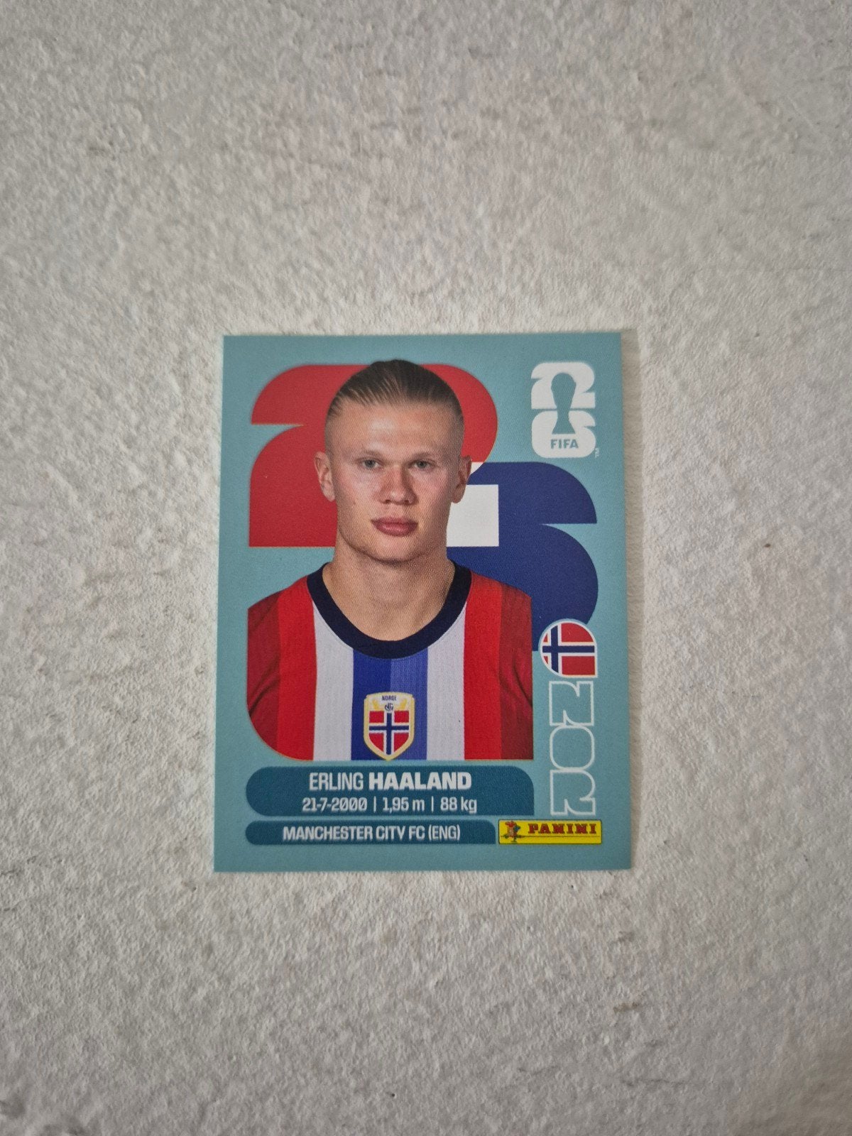 Panini sticker Erling Haaland, Ophalen, Nieuw