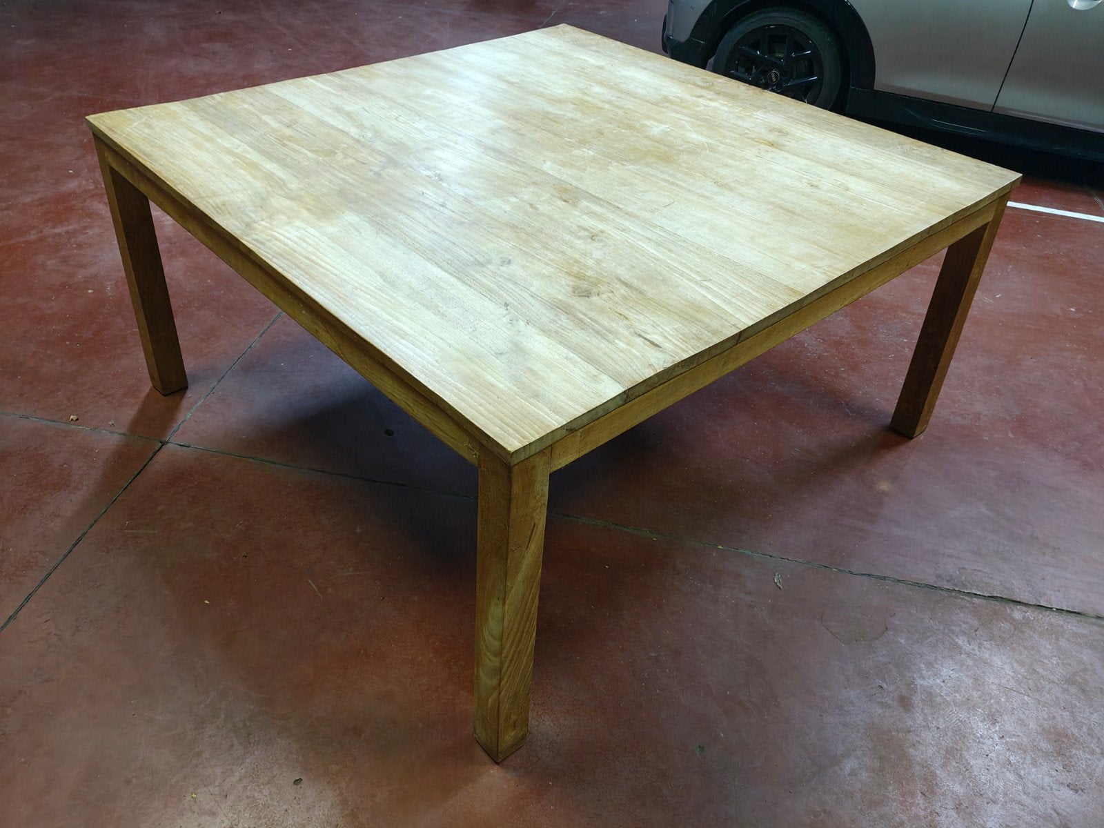 teak tafel 160 cm, Ophalen