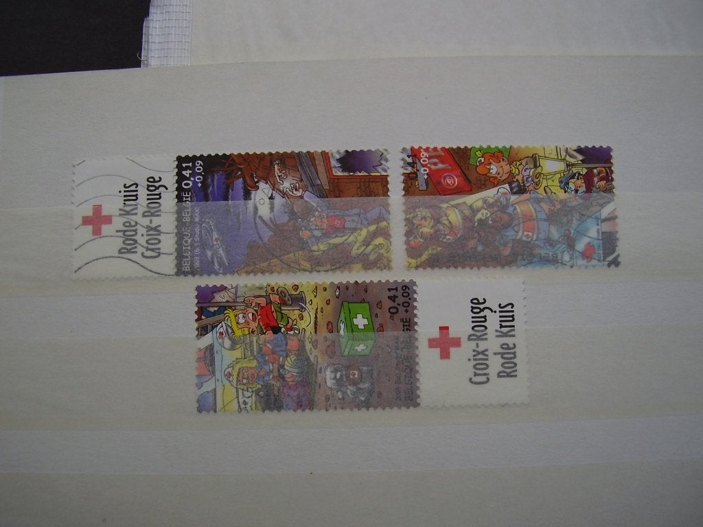 3163/3165 gestempeld - Rode Kruis - G095, Enlèvement ou Envoi, Oblitéré, Croix-Rouge