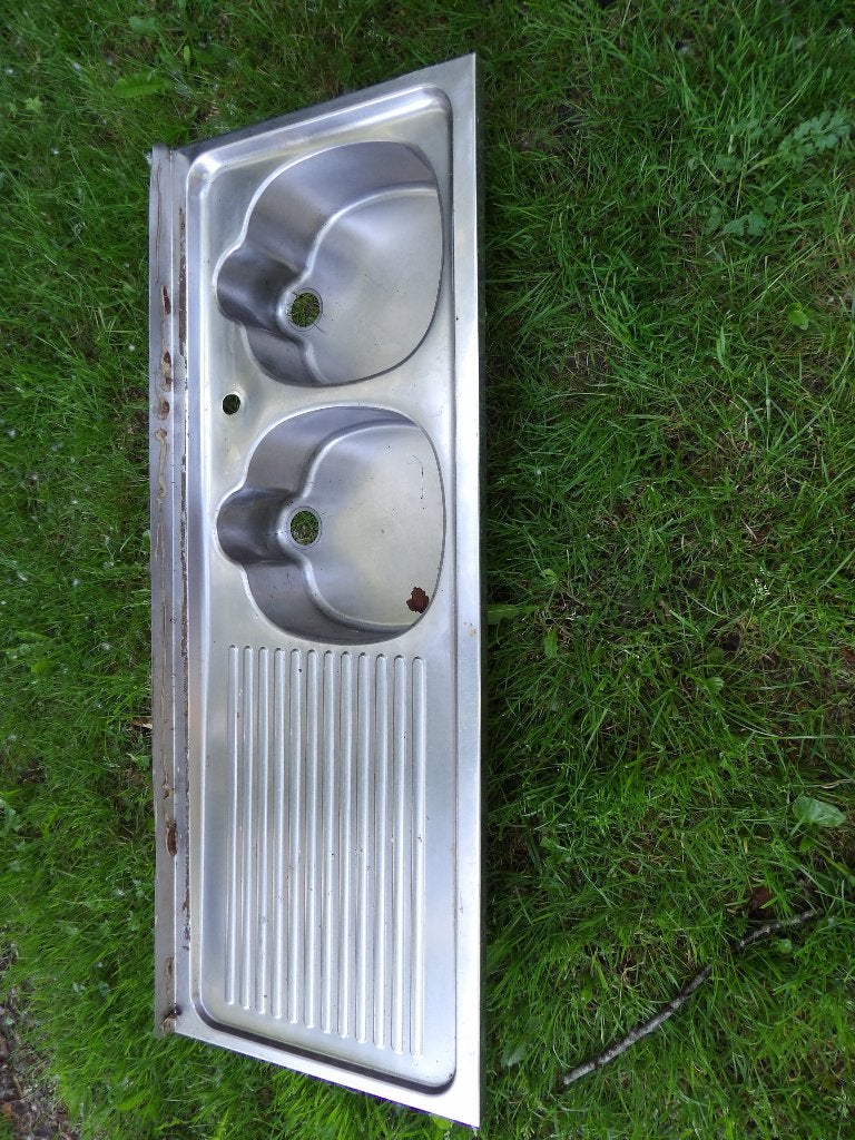 Inox 'BELINOX' spoelbak. En ander merk van spoelbak., Ophalen, Gebruikt