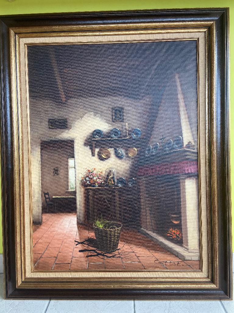 Schilderij Carl Ester 80x100, Ophalen