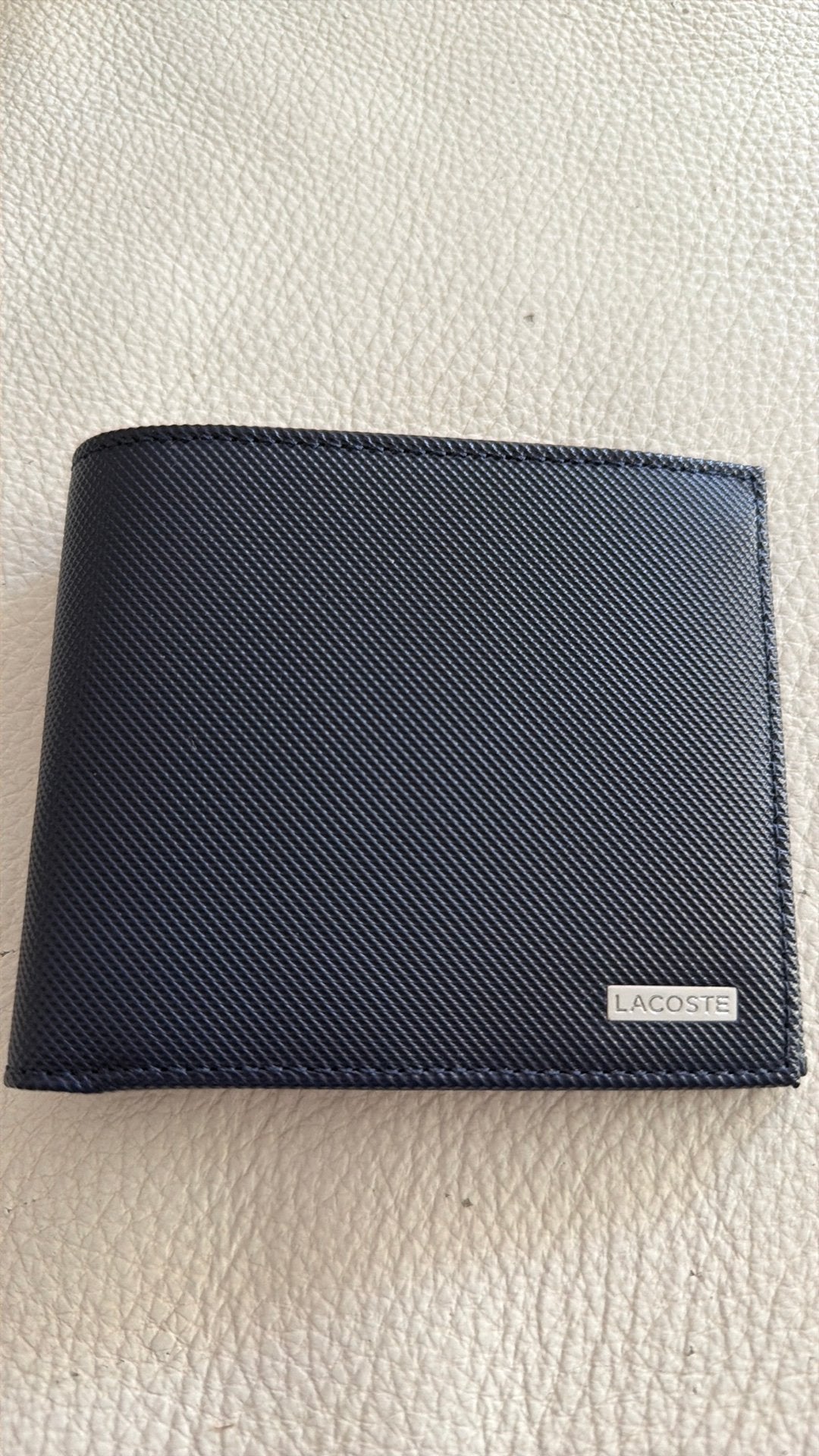 LACOSTE Classic Portefeuille / Club - Bleu Marine Neuf !!, Enlèvement, Neuf, Bleu, Autres marques
