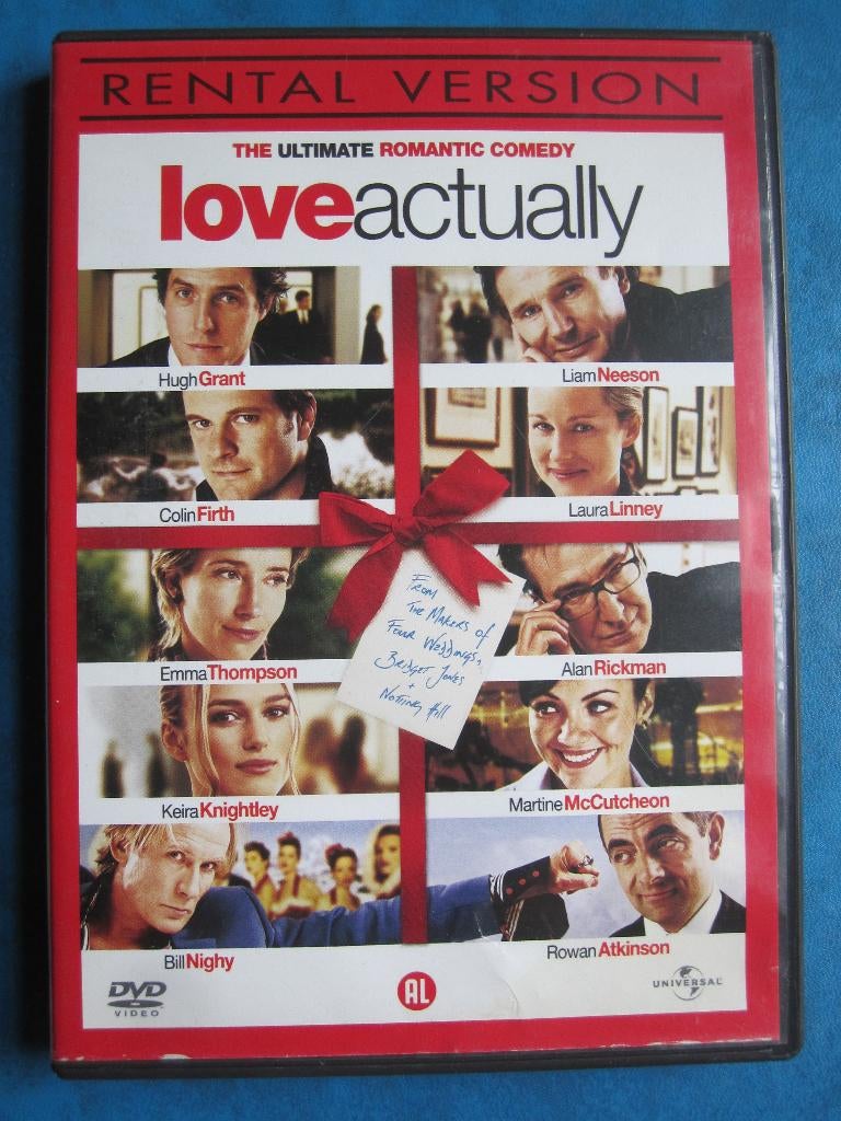 Love Actually (2003), Tous les âges, Enlèvement ou Envoi, Comme neuf, Comédie romantique