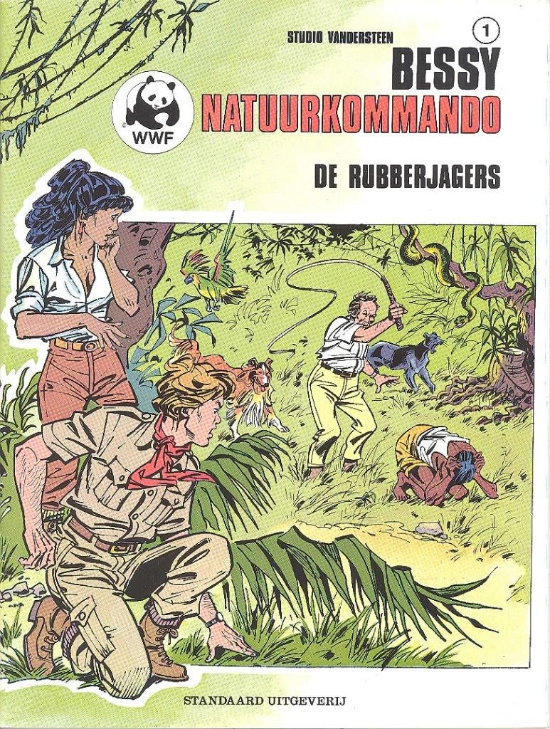 Verzameling strips Bessy Natuurkommando., Meerdere stripboeken, Ophalen of Verzenden, Gelezen, Willy Vandersteen