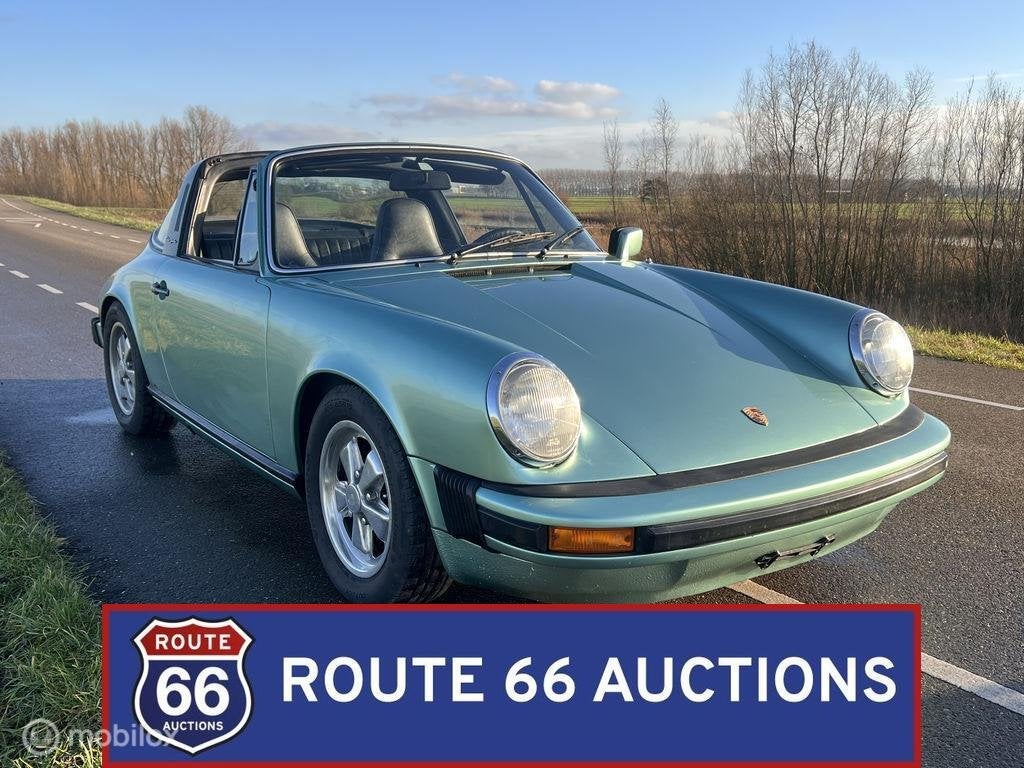 Porsche 911 S Targa | 1976 | Route 66 Auctions, Autos, Achat, Entreprise, Boîte manuelle, Autre carrosserie