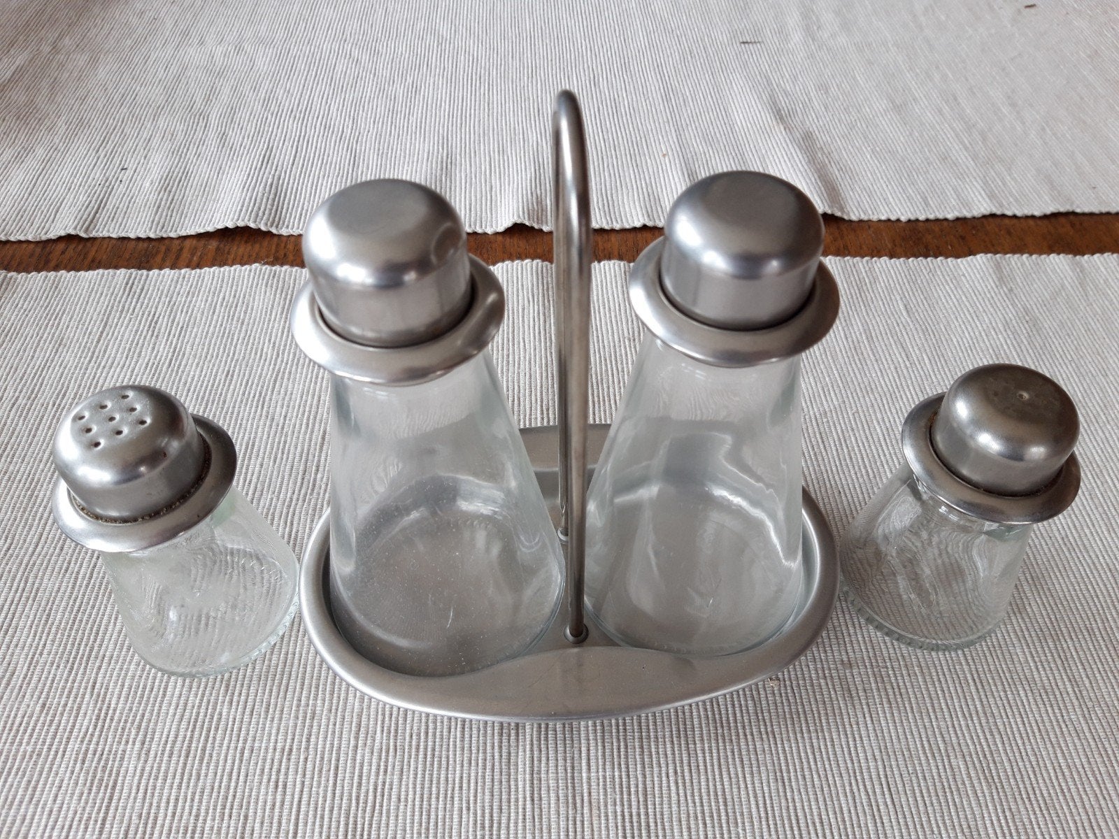 Ensemble condiments, Enlèvement, Comme neuf, Verre