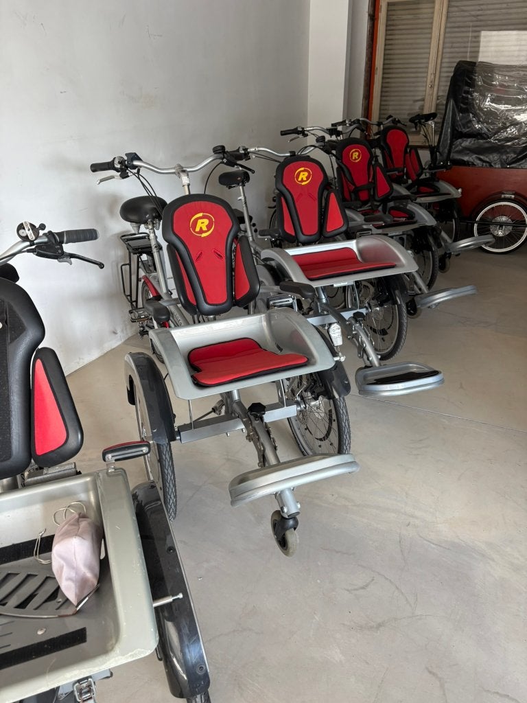 rolstoelfietsen met ondersteuning veel keuze+garantie, Versnellingen, Zo goed als nieuw, Deels opvouwbaar, Ophalen