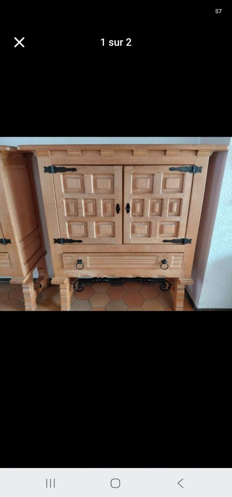 2 superbes meubles en chêne ... doit partir, Enlèvement