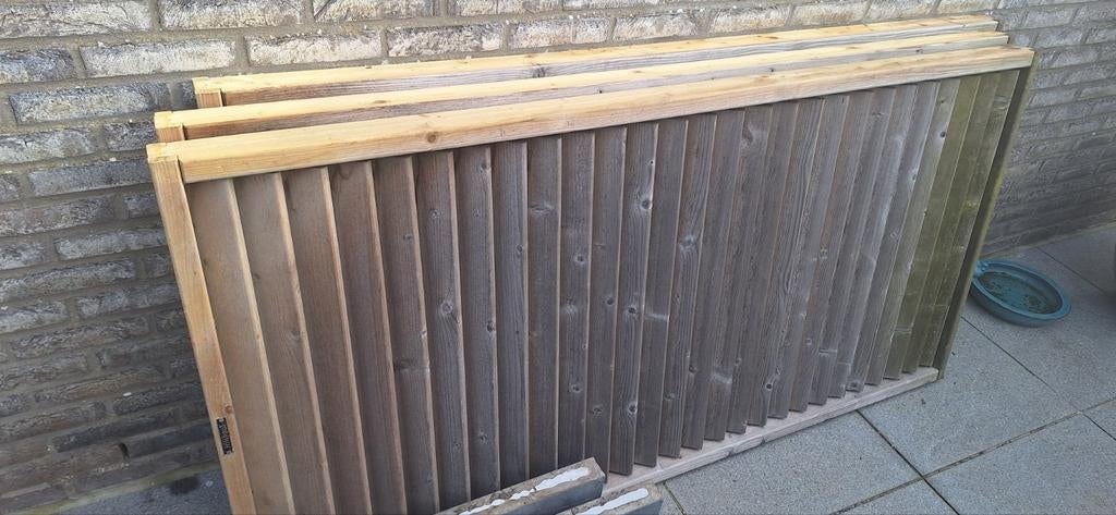 Shutterschermen Hillhout   90 x 180 ( 3 stuks), Ophalen, Gebruikt, 60 tot 150 cm, 80 cm of meer