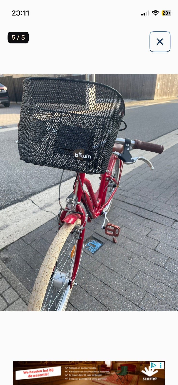 Meisjesfiets, Fietsen en Brommers, Ophalen, Zo goed als nieuw