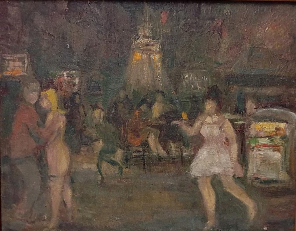 peinture ancienne (PAUL PERMEKE) personnes dansantes, Enlèvement ou Envoi