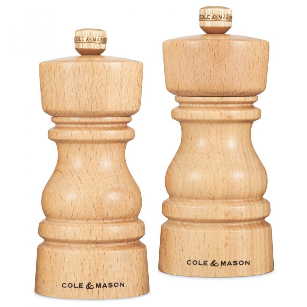 Giftbox Peper- en Zoutmolen 13cm | beukenhout | Model London, Huis en Inrichting, Ophalen of Verzenden, Nieuw