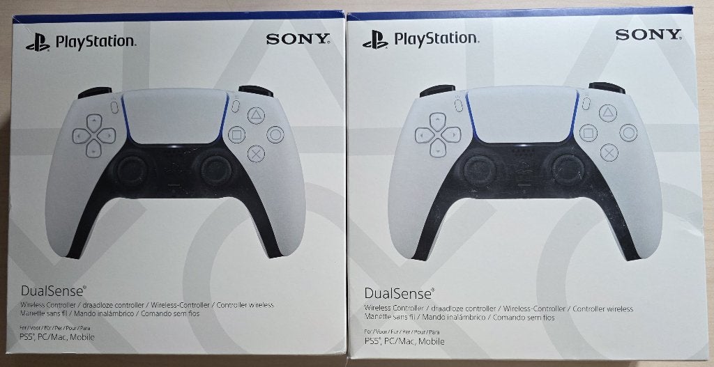 twee ps5 DualSense draadloze controllers, PlayStation 5, Enlèvement, Contrôleur, Neuf