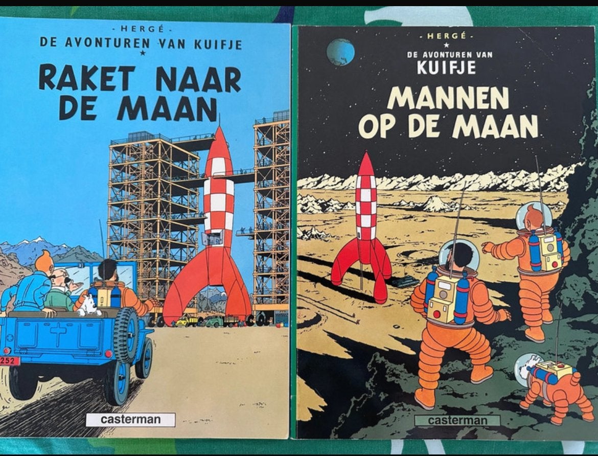 La célèbre aventure spatiale d'Hergés TINTIN, Enlèvement ou Envoi, Comme neuf
