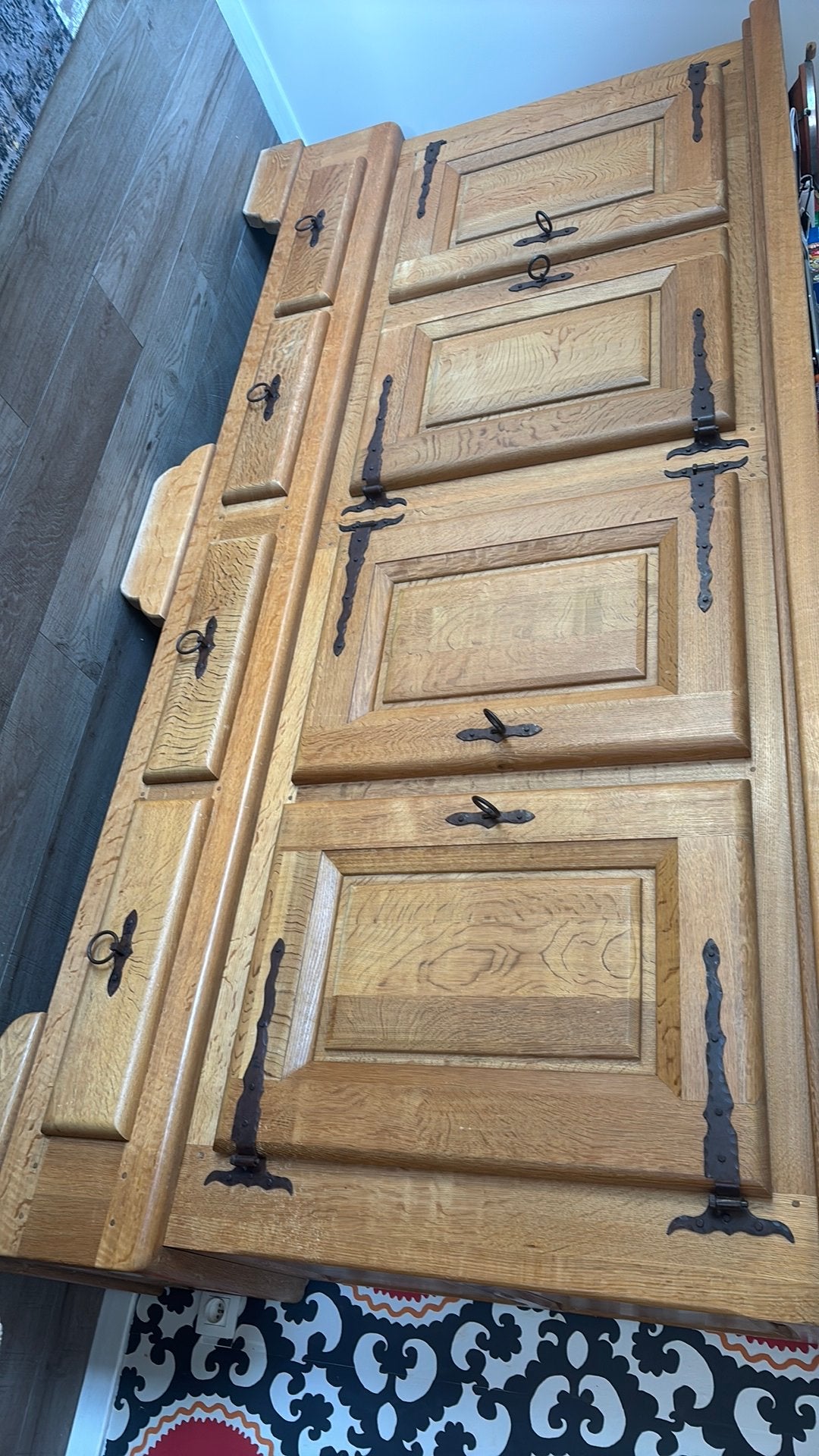 Massief eikenhout dressoir, Maison & Meubles, Enlèvement, Comme neuf, Chêne