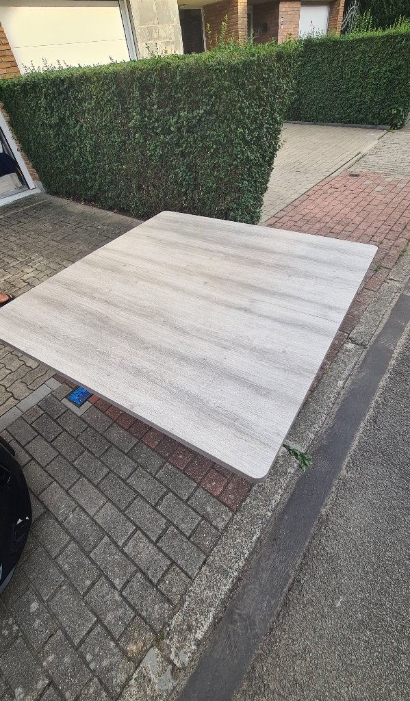Table a manger + 6 chaises, Maison & Meubles, 150 à 200 cm, Cinq personnes ou plus, 150 à 200 cm, Carré