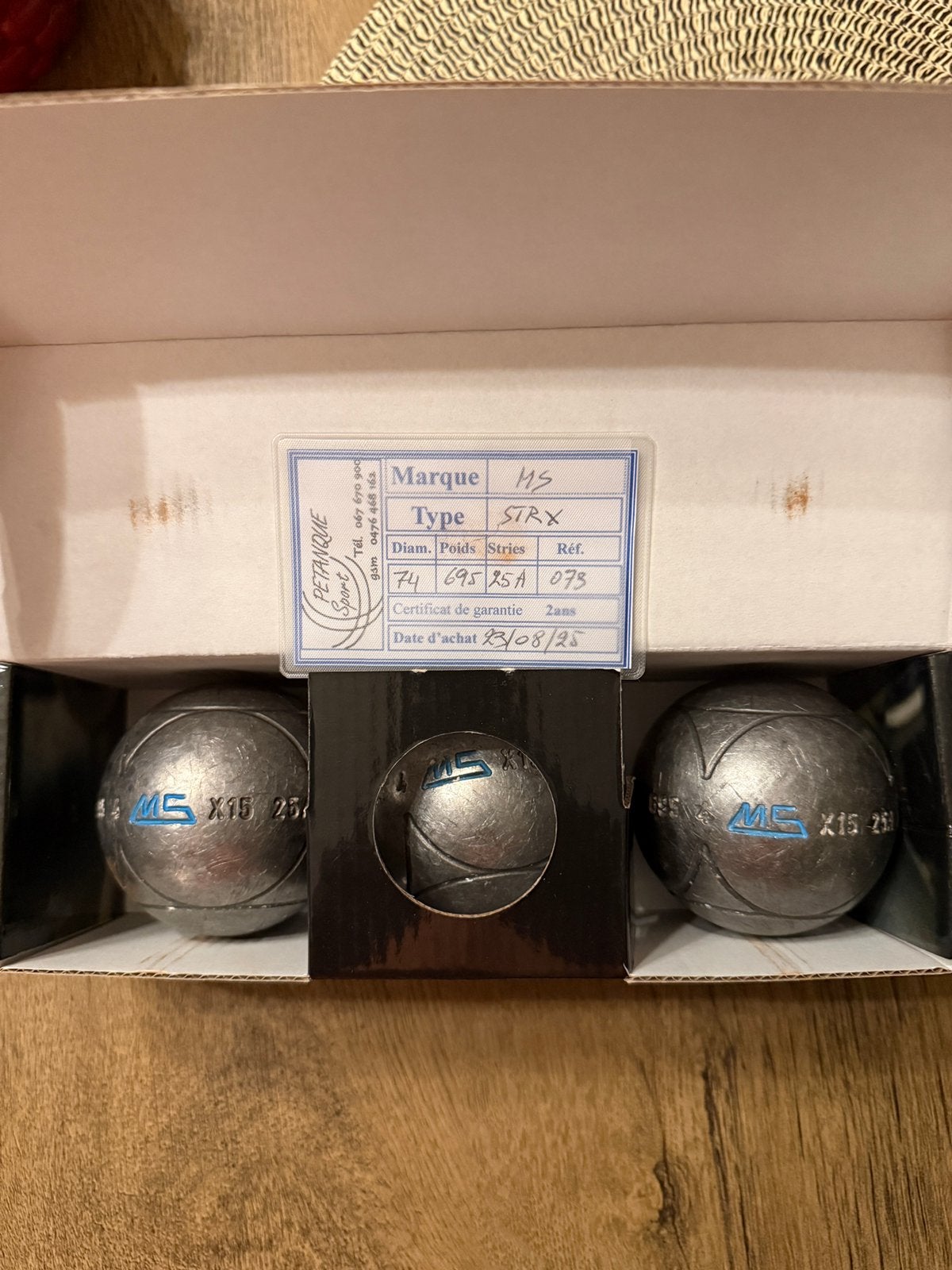 Boules de pétanque, Hobby & Loisirs créatifs, Enlèvement, Comme neuf