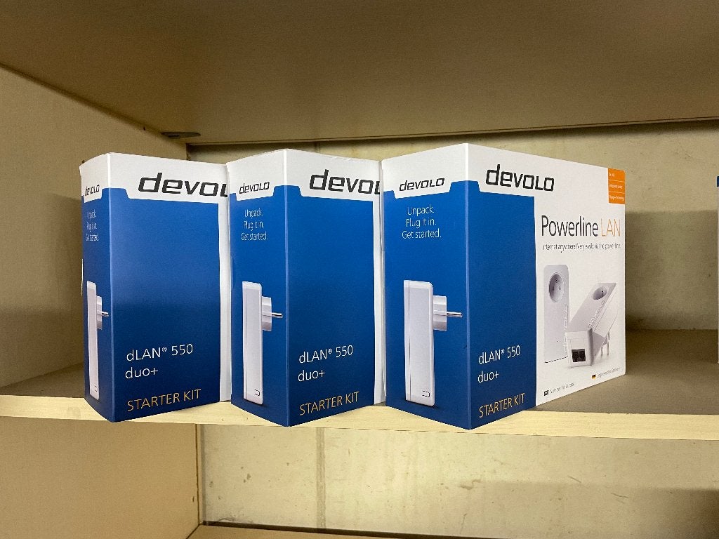 3x Devolo PowerLine - dLAN 550 duo+ starterkit, Enlèvement, Neuf, Devolo