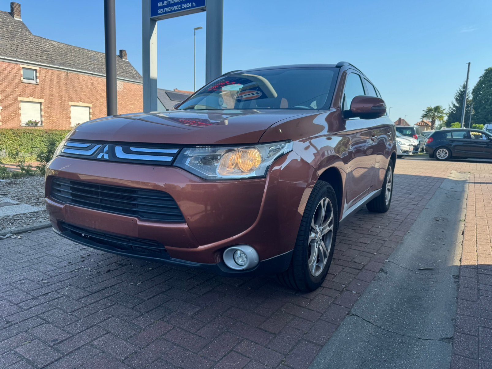 Mitsubishi Outlandar 2.3 - DIESEL - AIRCO - 141.000km - 2012, Autos, Cuir, Euro 5, Achat, Outlander