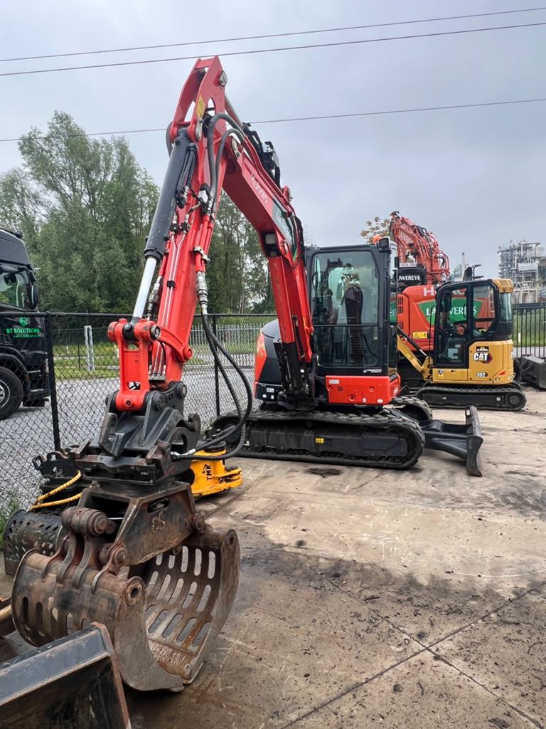 Kubota u56-5, Ophalen, Graafmachine