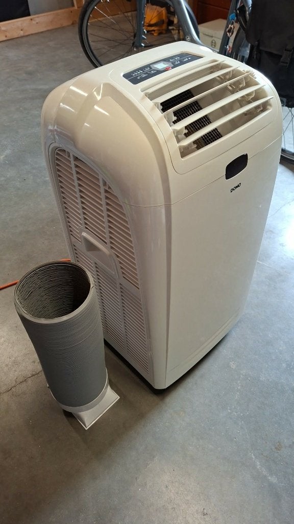 mobiele airco 12000 Btu  als nieuw, Enlèvement, Climatiseur mobile, 60 à 100 m³, Classe énergétique A ou plus économe