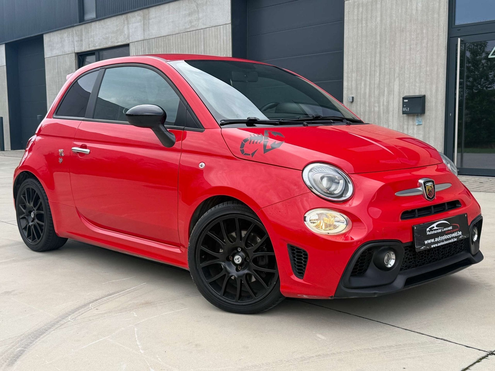 Abarth 595 1.4i PISTA / 160 PK / CARPLAY / PDC / LEDER / NAV, Rouge, Achat, 139 g/km, Euro 6