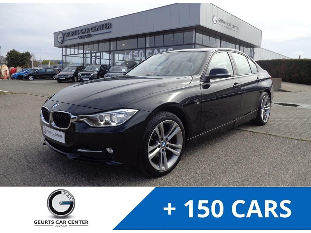 BMW 320 2.0D 184pk Aut. Sport Line !, Auto's, BMW, Automaat, USB, Zwart, 184 pk