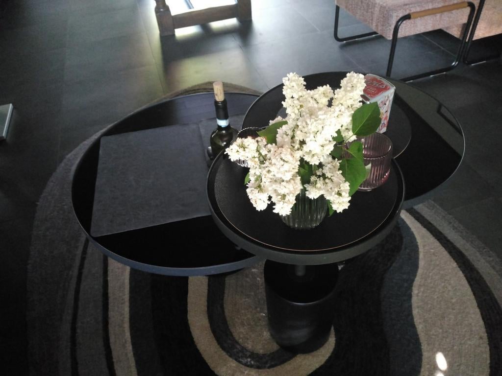 Set van 3 design salontafels, Huis en Inrichting, Tafels | Salontafels, Ophalen, Gebruikt, 50 tot 75 cm, 50 tot 100 cm
