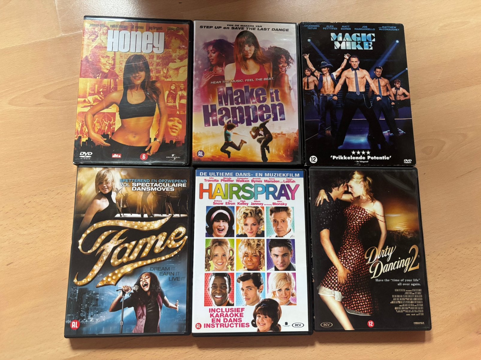 6 DVD - titres variés, Envoi, Utilisé