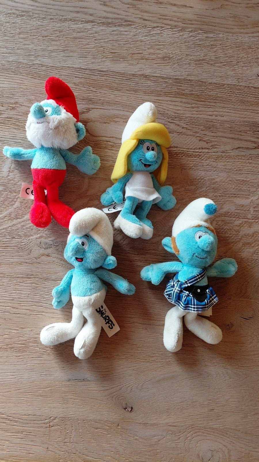 (The Smurfs), waaronder Grote Smurf met een rode muts, Smurf, Enlèvement, Schtroumpf à Lunettes