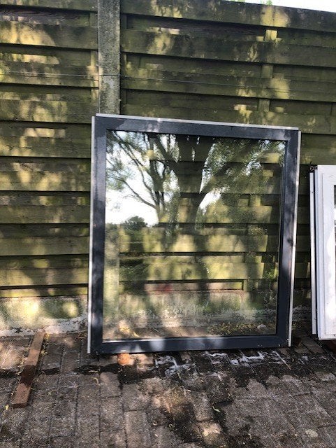 Aluminium raam, Doe-het-zelf en Bouw, Ophalen, Gevelraam of Ruit, 80 tot 120 cm, 120 tot 160 cm