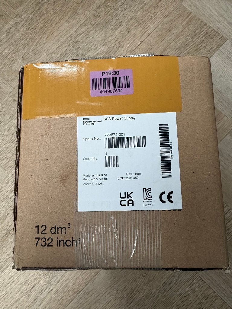HP SPS Power Supply spare no: 723572-001 EOE12010452, Ophalen of Verzenden, Nieuw