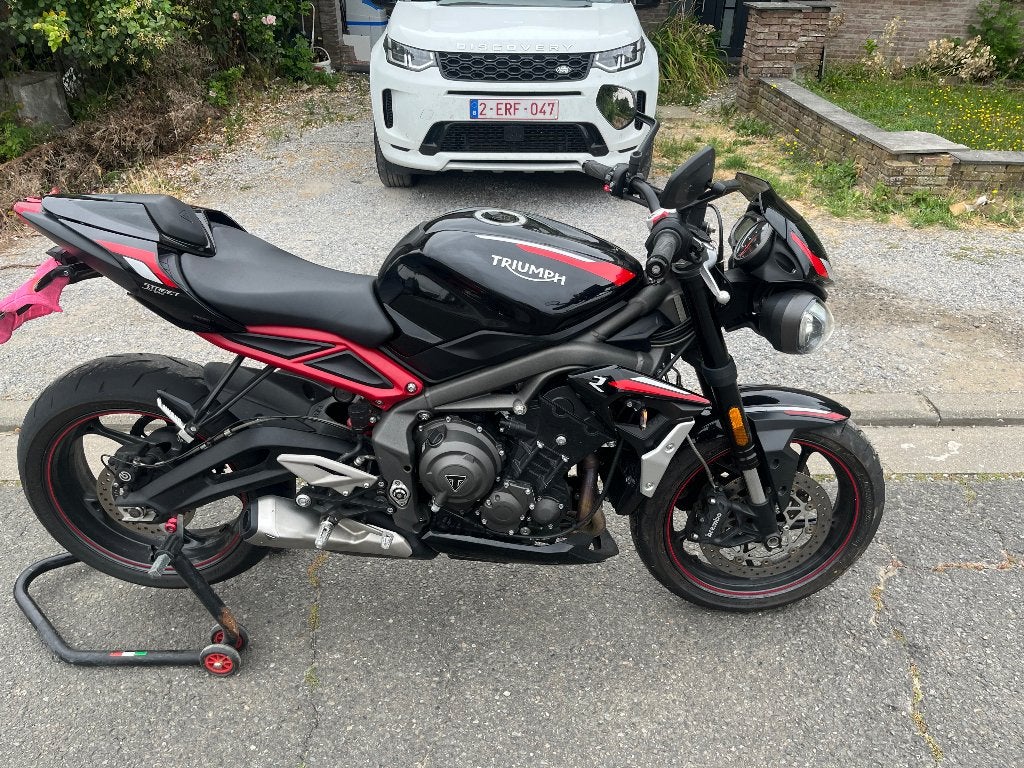 Triumph street 765 R, Enlèvement