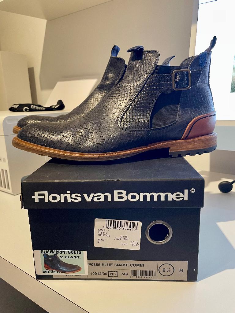 Floris van Bommel boots – blauw, Blauw, Boots, Floris van Bommel, Ophalen of Verzenden