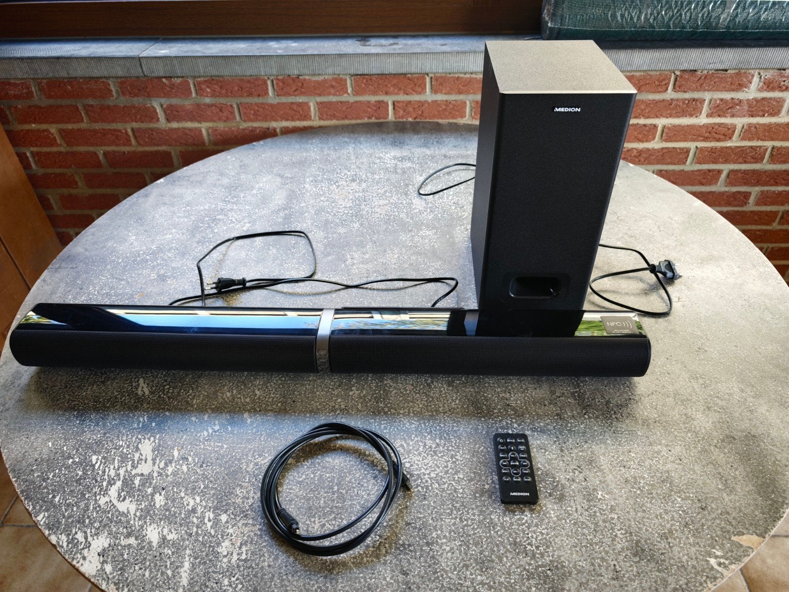 Soundbar met draadloze subwoofer Medion MD44202, Enlèvement, Comme neuf
