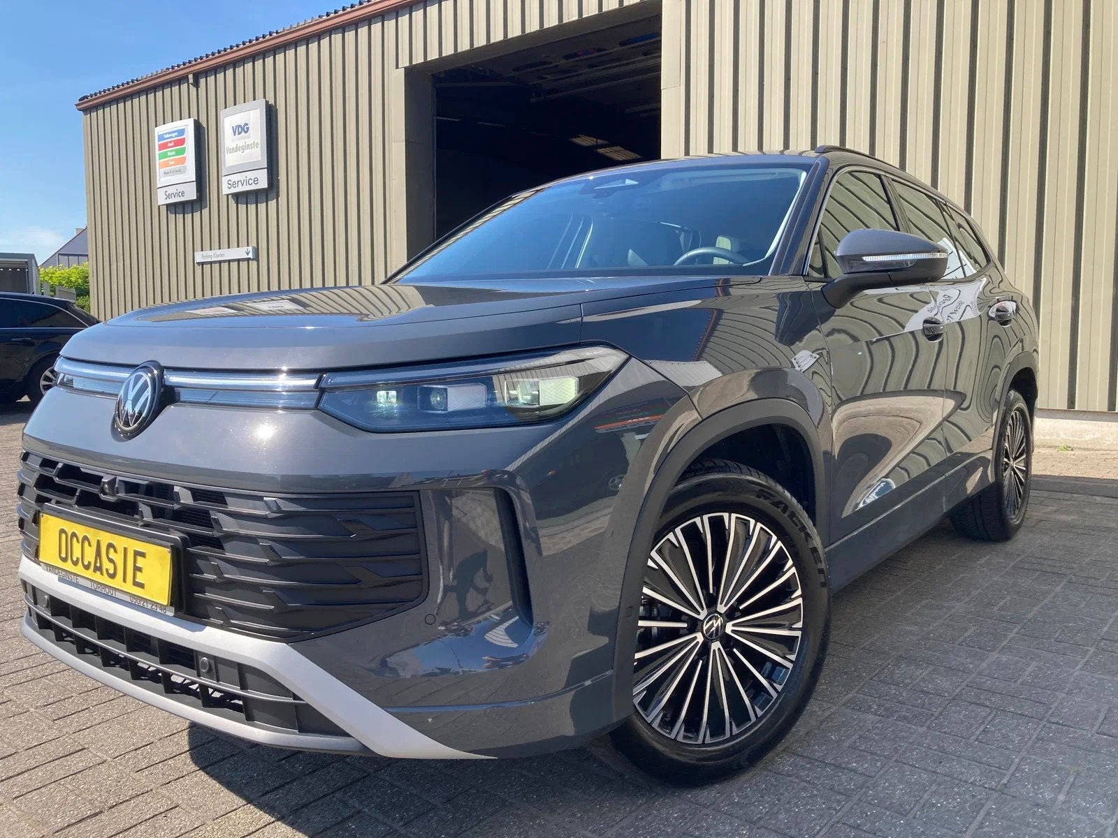 Volkswagen Tayron 150eTSI -AUTOMAAT - 7 zetel -GPS -Airco 3z, 4 cilinders, Leder en Stof, 7 zetels, Bedrijf