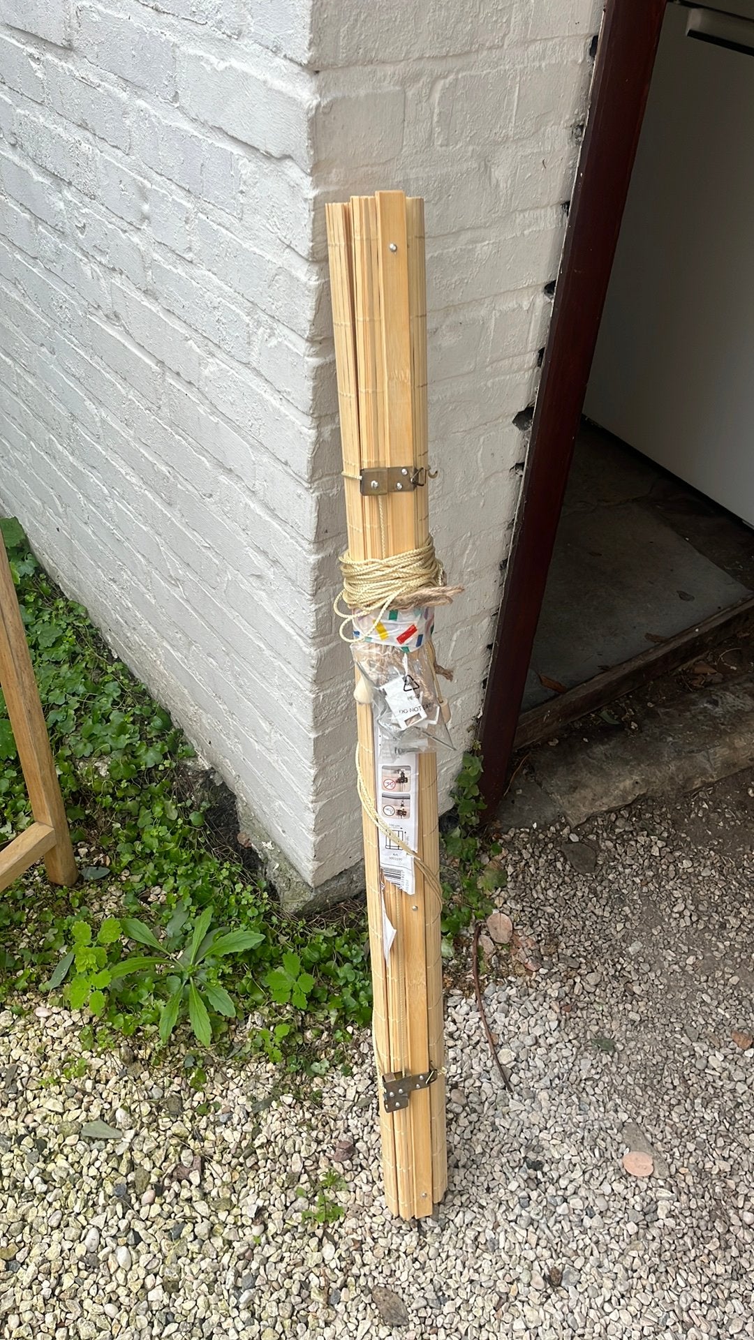 Bamboo 100x160, Ophalen, Zo goed als nieuw, Rolgordijn