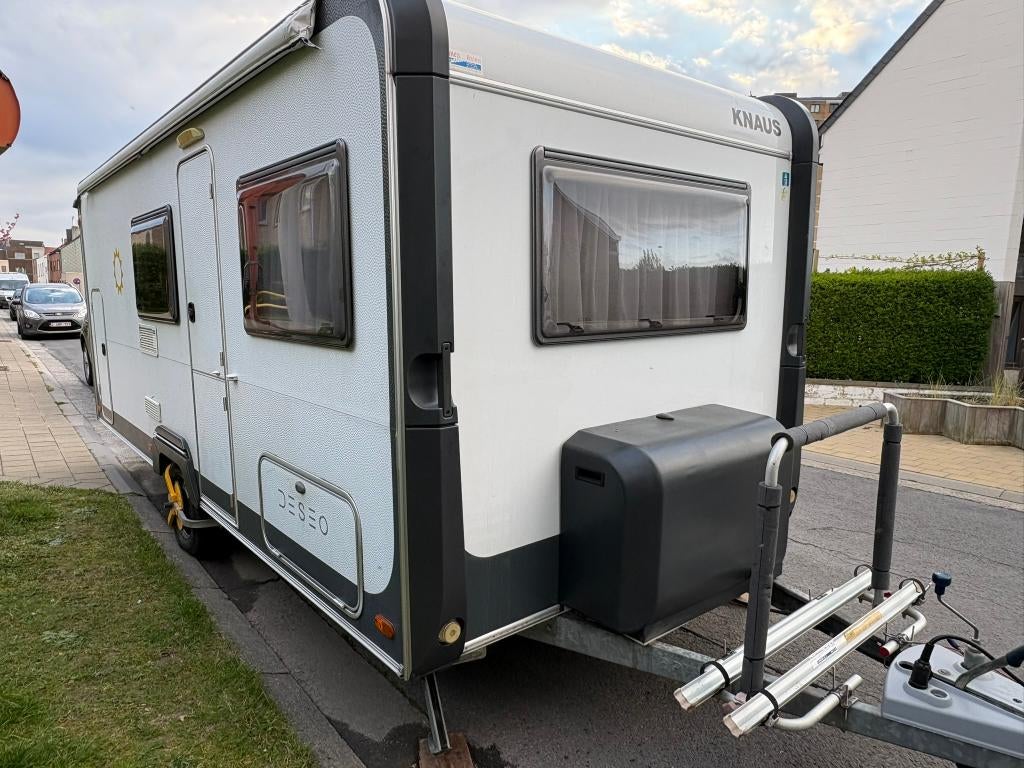 Caravan Knaus Deseo Plus, Caravans en Kamperen, Caravans, Luifel, 7 tot 8 meter, Particulier, Knaus