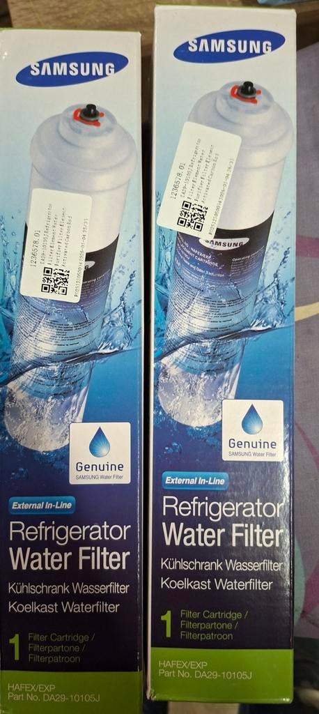 2 Waterfilters koelkast/diepvries Samsung HAFEX/EXP, Elektronische apparatuur, IJsmachines, Ophalen