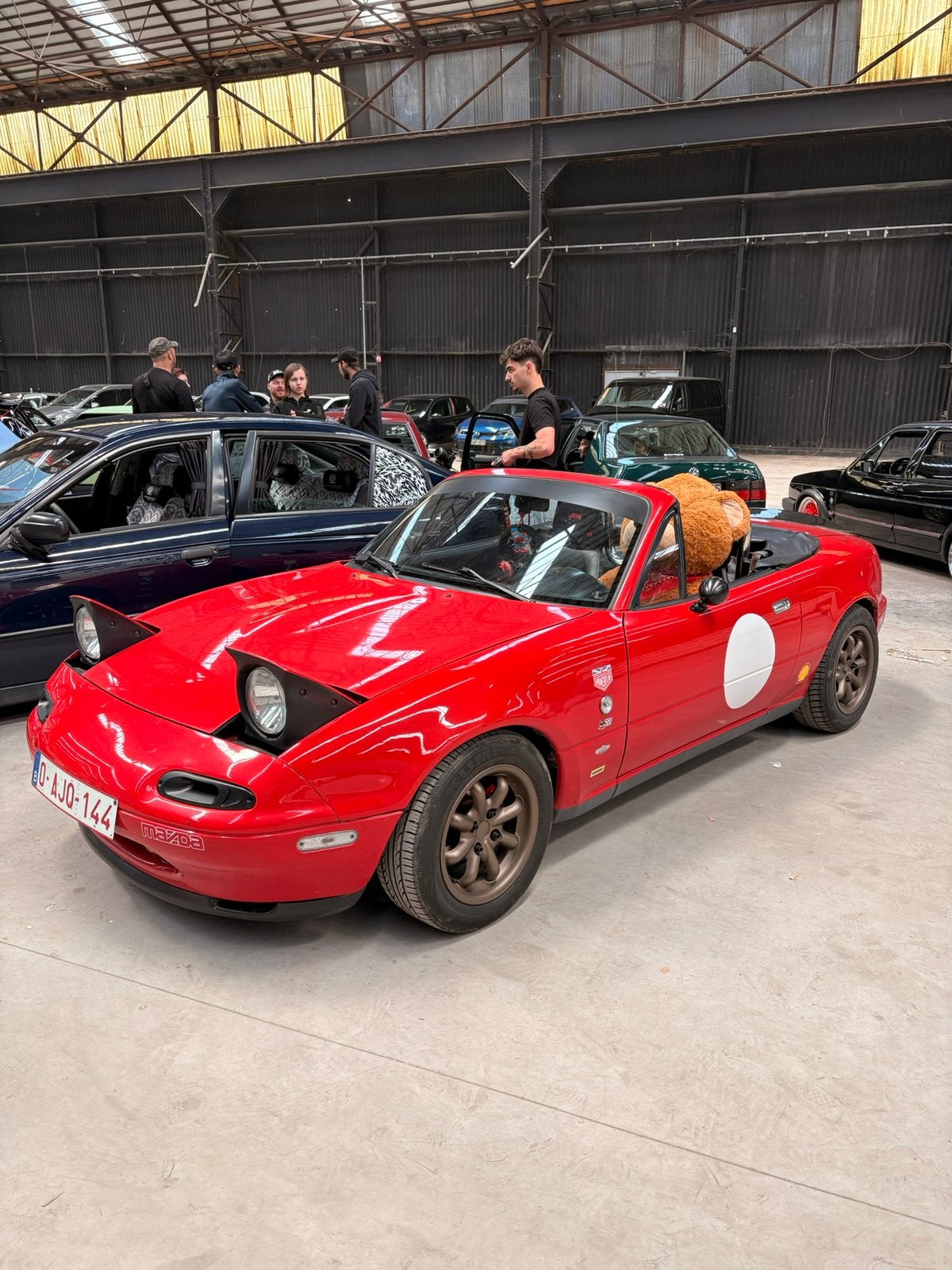 Mazda mx5 na 1990, Autos, Rouge, Achat, Cabriolet, Boîte manuelle