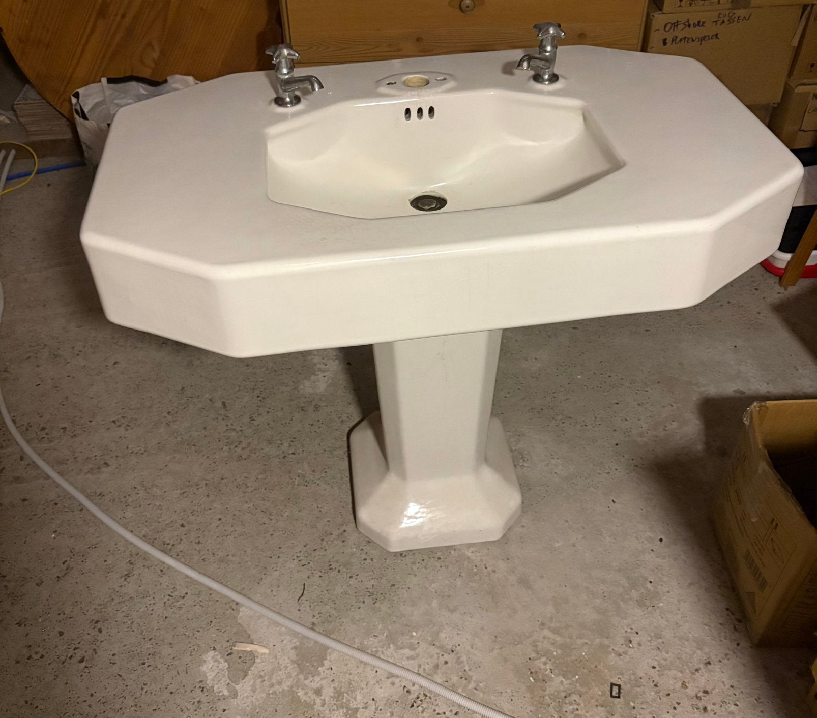 Wastafel lavabo  Art Deco, Bricolage & Construction, Enlèvement, Comme neuf, Lavabo