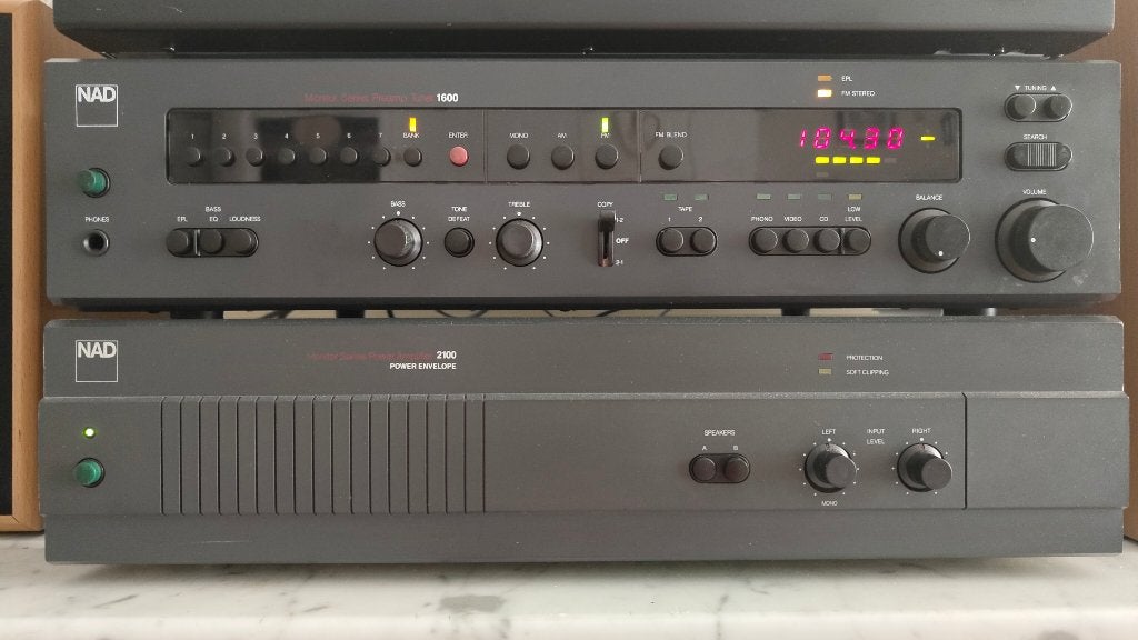 Nad 1200 + Nad 1600, Audio, Tv en Foto, Versterkers en Ontvangers, Ophalen, Stereo