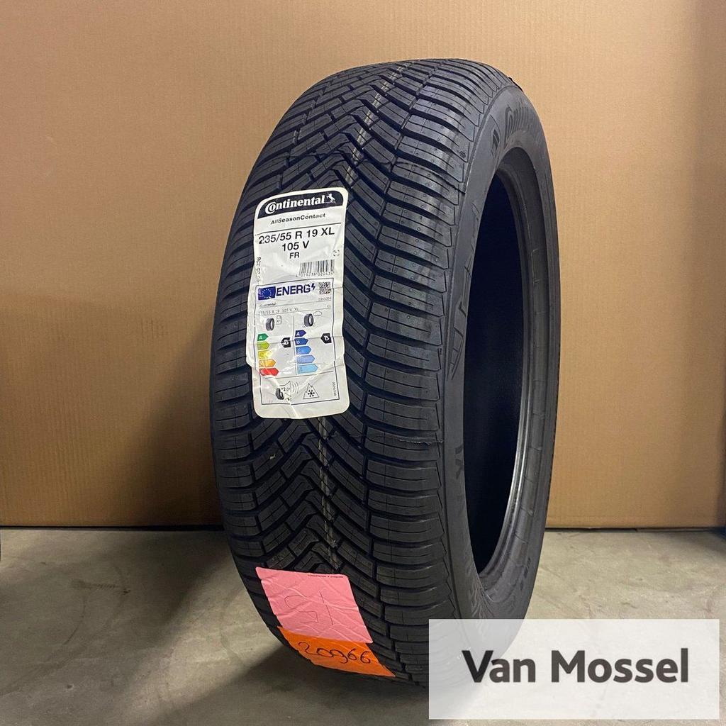 Continental AllSeasonContact 235/55/R19 105V, 19 inch, Gebruikt, -, -
