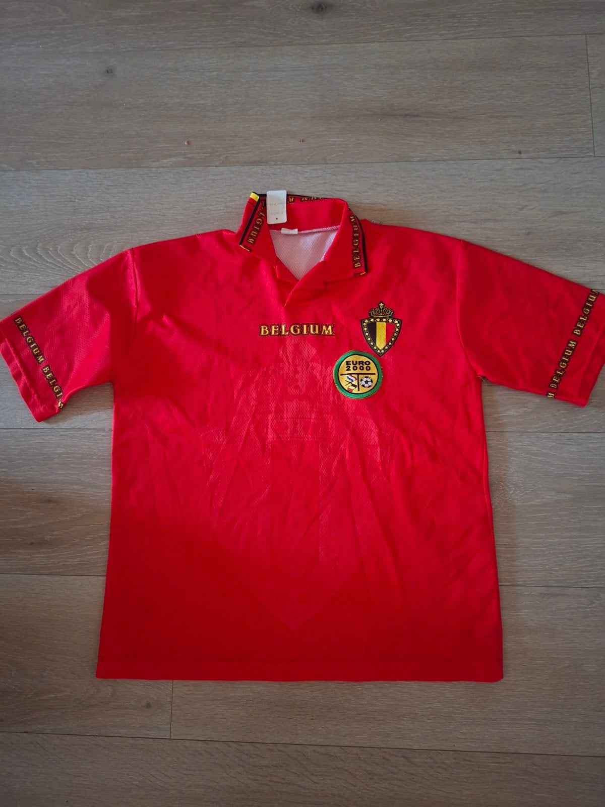 Retro voetbalshirt rode duivels, belgie Euro2000  MPENZA.E, Ophalen, Shirt