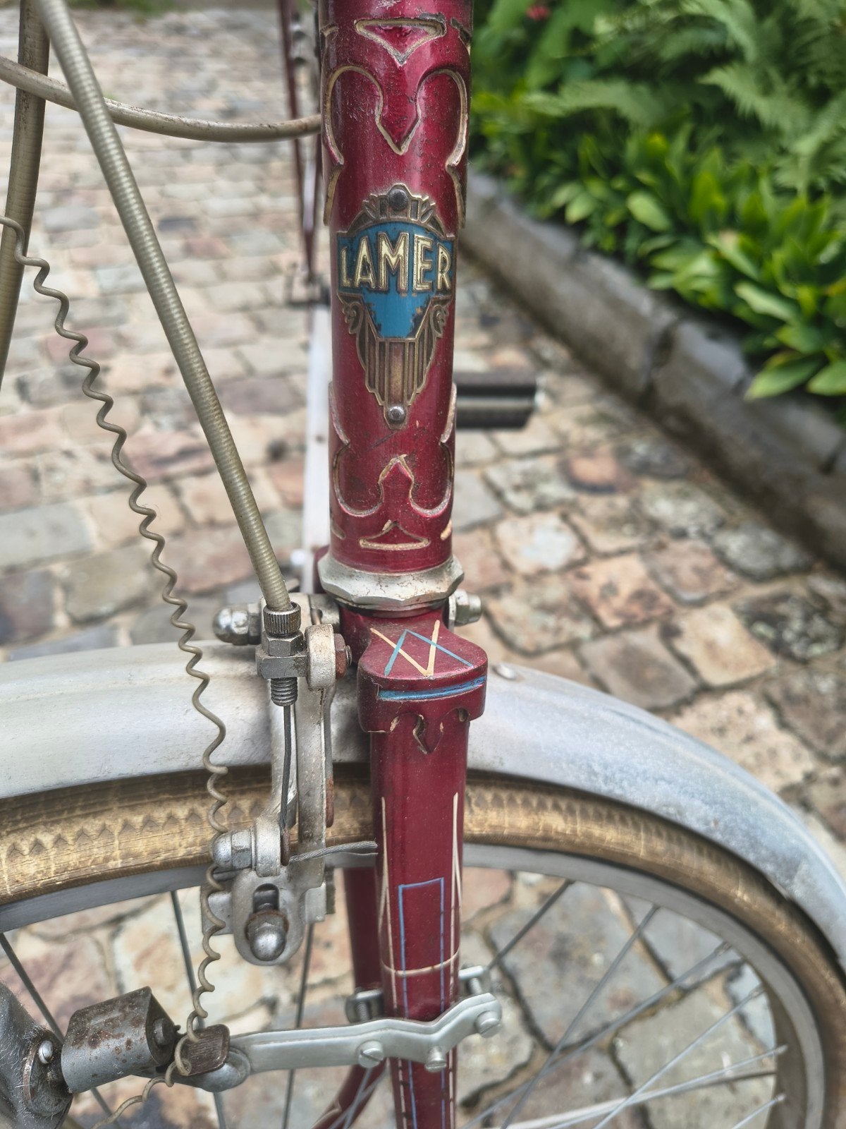 Retro herenfiets 1951, Ophalen