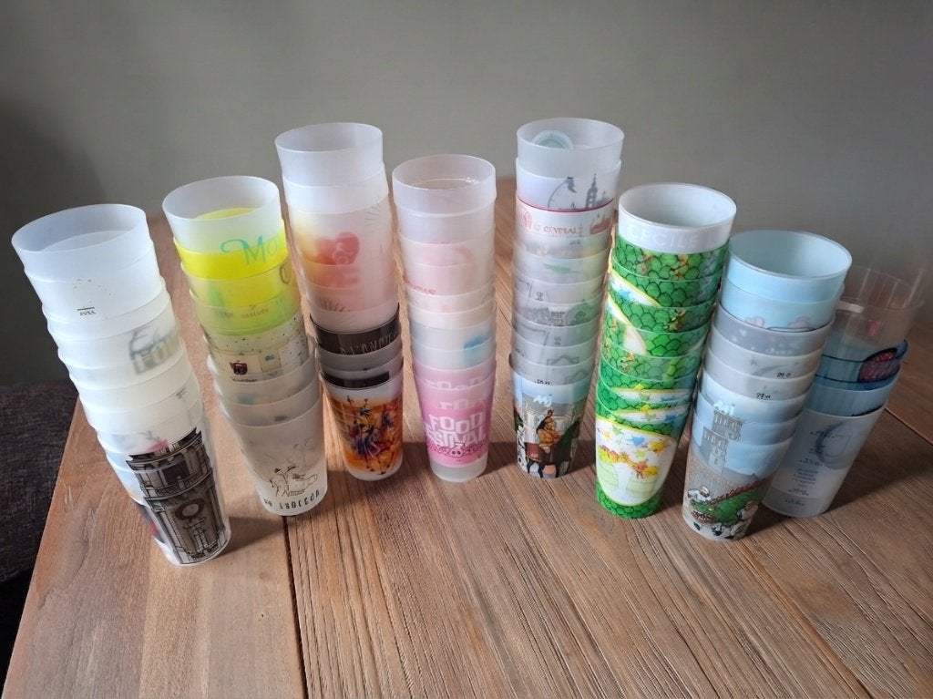 A DONNER : Lot de gobelets réutilisables - Mons, Doudou, ..., Maison & Meubles, Cuisine | Vaisselle, Verre ou Verres, Enlèvement