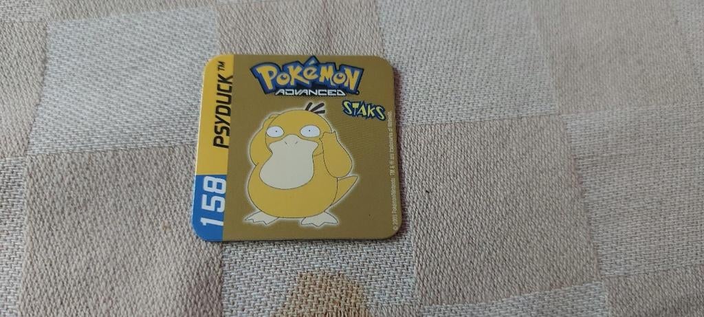 magneet speelgoed pokemon panini staks Psyduck 2003, Verzamelen, Ophalen of Verzenden