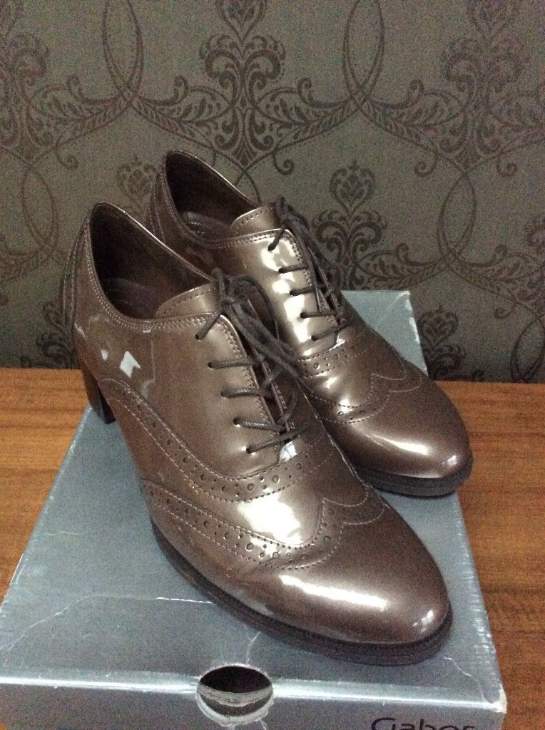 Schoenen met hak Gabor 38 nieuw, Schoenen met lage hakken, Bruin, Gabor, Nieuw